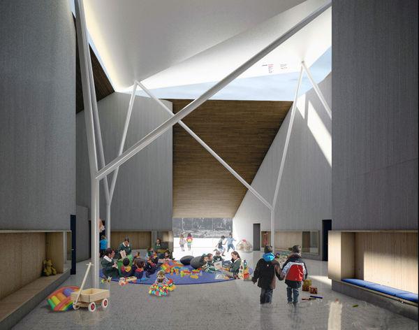 School Bernardo O'Higgins in Porvenir, Chili (architect German del Rio) School Bernardo O'Higgins in Porvenir, Chili (architect German del Rio)